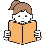 Girl Reading A Book SVG Icon
